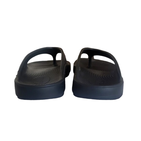OOFOS Ooriginal Black Recovery Thong Flip Flop Sandals Slide Men's Size 9 - Picture 7 of 11